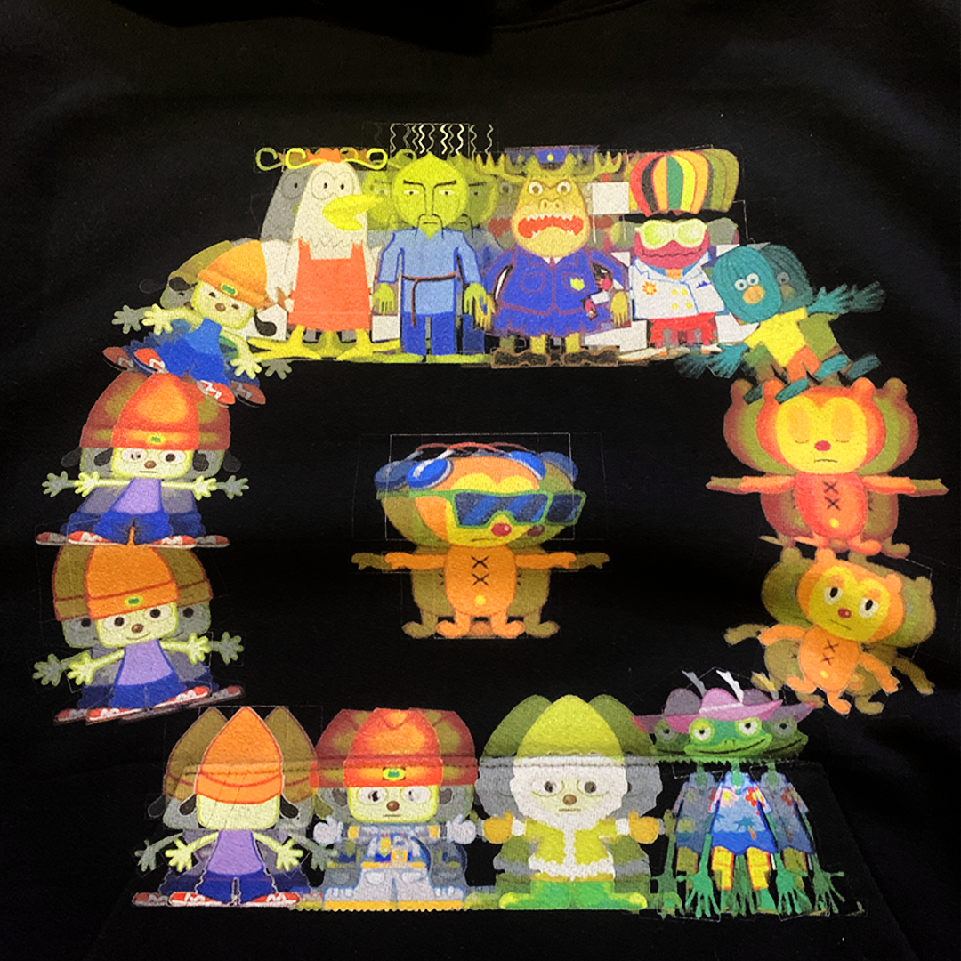 3D Psychedelic PaRappa Hoodie