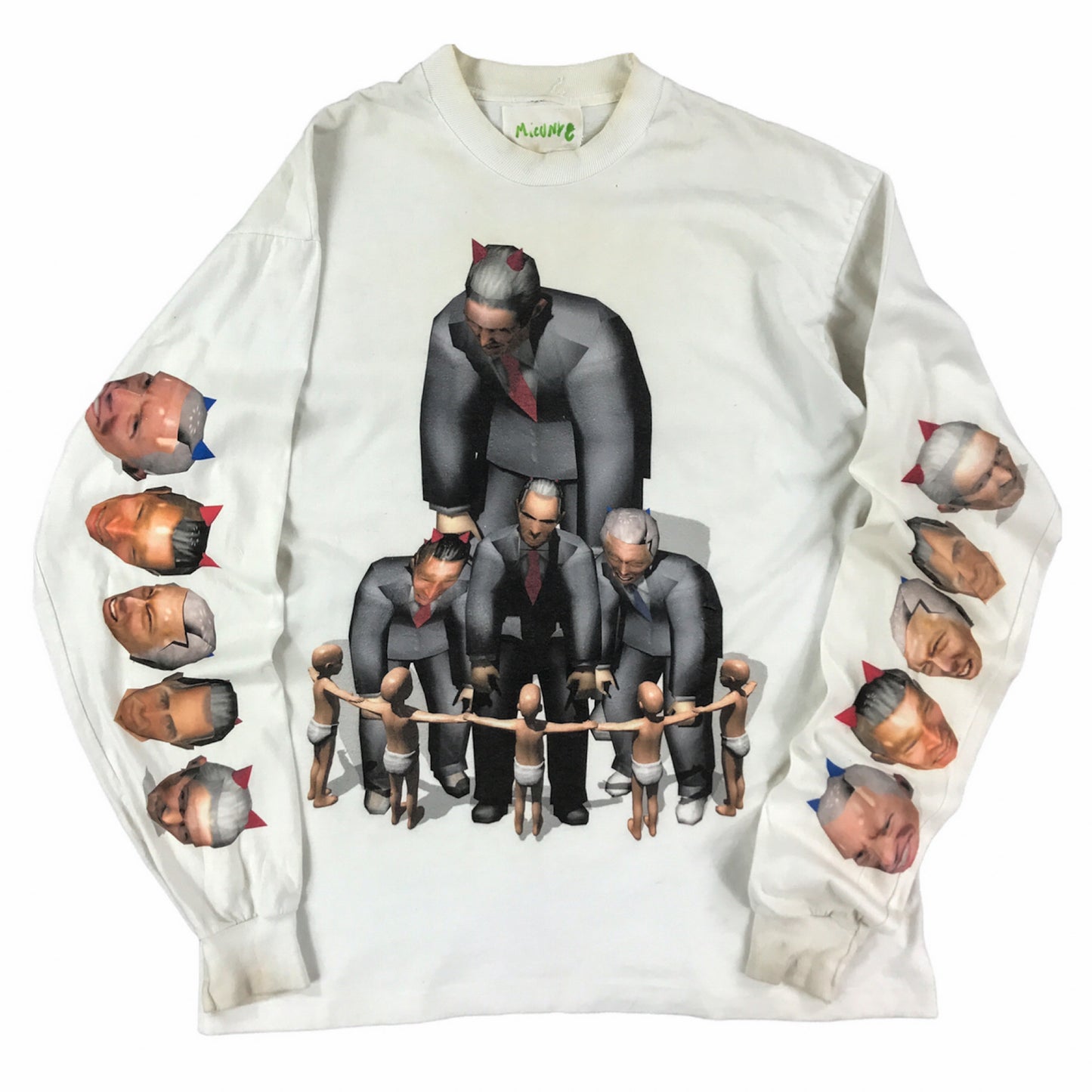 Deformed Presidential Heads Long Sleeve