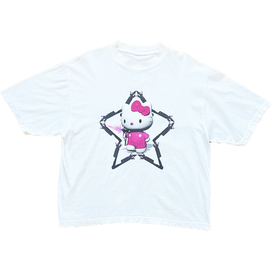 Hello Kitty Uzi Baggy Tee