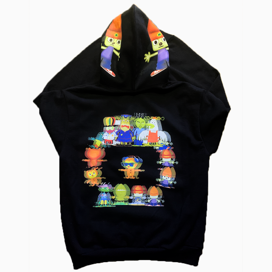 3D Psychedelic PaRappa Hoodie